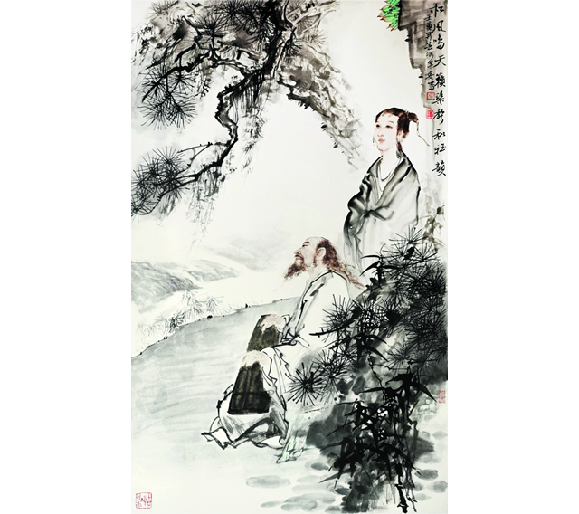 绘画 何军委-松风鸣天籁琴声和雅韵(此图根据版面空间选上).jpg 绘画 何军委-松风鸣天籁琴声和雅韵(此图根据版面空间选上).jpg