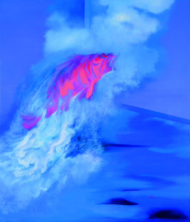 《欲飞的鱼》油色 麻布 2008.jpg 《欲飞的鱼》油色 麻布 2008.jpg