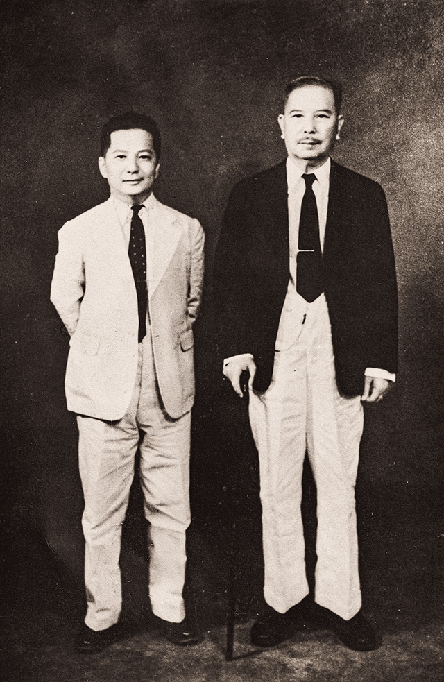 （放第一位置）1950年，陈嘉庚（右）与次子陈厥祥在香港合影.jpg