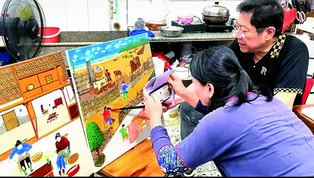 采访画家郑学林.jpg 采访画家郑学林.jpg